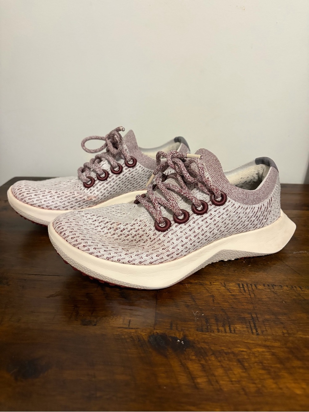 Allbirds Treedasher 2 Women’s Sneakers - Blizzard and Thunder Red